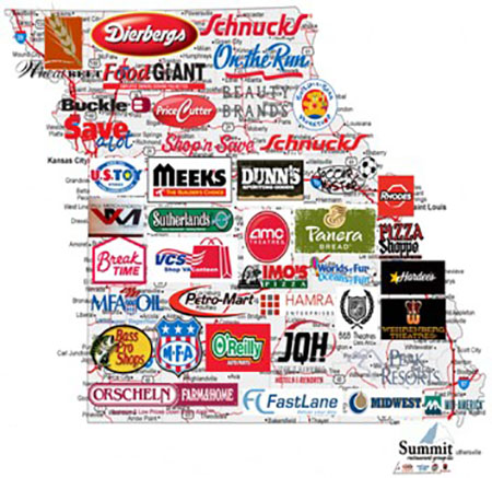 Missouri retail map